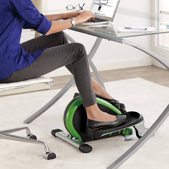Pedaling while sitting