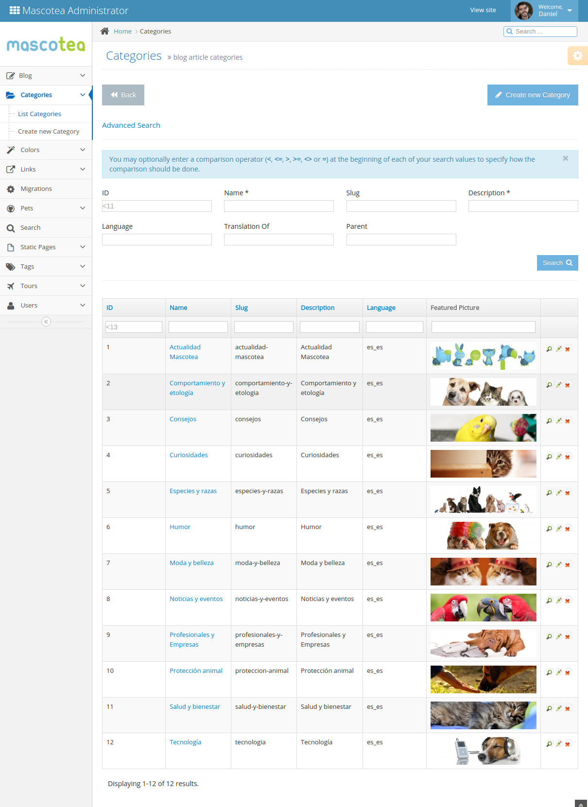 Category management