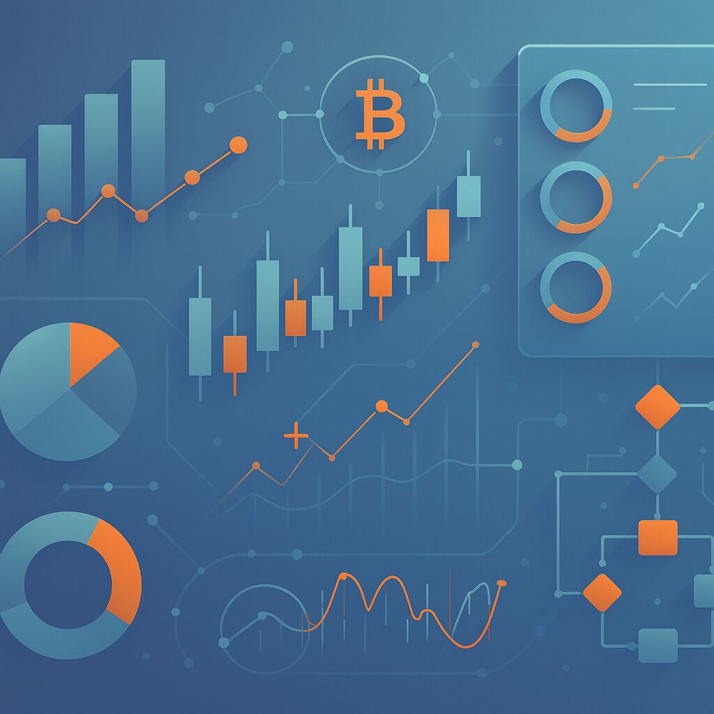 Illustration of algorithmic trading and financial technology